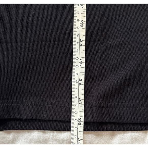 NWT Diesel Industry Mens Polo Shirt Black XL Denim Division Logo $125 Cotton - Picture 7 of 13
